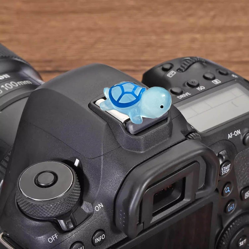 MENGSOOD Camera Hot Shoe Cover, Cute Hot Shoe Cap, Hot Shoe Protector Compatible with Sony Fujifilm Fuji Canon Nikon Pentax Leical Panasonic (Blue & Purple Tortoise) - Image 5